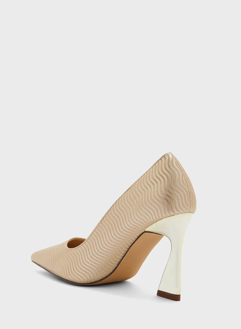ELLA Curved Heel Pointed Pump