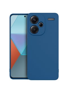 Wtech Soft Liquid Silicone Case Cover For Xiaomi Redmi Note 13 Pro+ / Redmi Note 13 Pro Plus 5G 2023 Navy Blue  - Image 2
