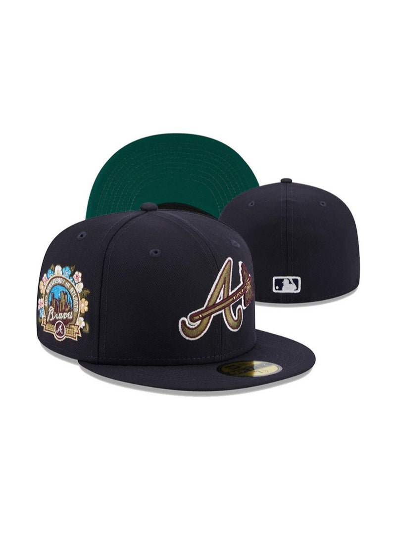 Generic - NEW ERA 3D Embroidered Fitted Baseball Team Cap with Closed Back for Sun Protection 57.7cm - Image 1