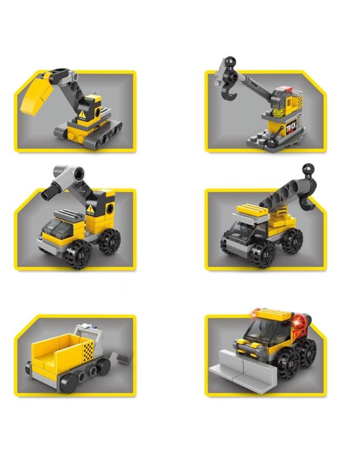 Loquat 6 in 1 City Rescue Series Crane Engineering Building Blocks Toys for Boys Over 4 Years Old Kids Gift Ideas 123 Pieces - Compatible with Other Block - Image 3