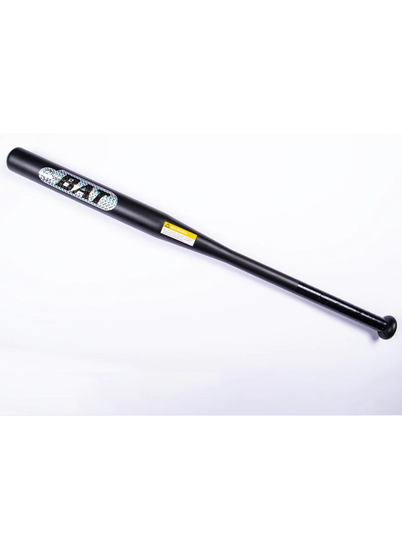 بات مضرب بيسبول من الألومنيوم بطول 34 بوصة للتدريب على البيسبول والسوفتبول والدفاع عن النفس، أسود - Image 2