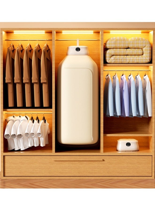 GMORO Portable Clothes Dryer Electric Dryer Stretchable Foldable Large Capacity Laundry Dryer Machine with Dryer Bag and Time Setting - Image 5