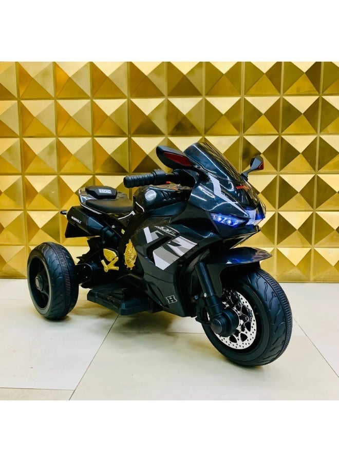 DEHKAH Kids' Electric Ride-On Motorcycle Trike, 6V 4AH Battery, 380W Motor, 3-Wheel Design with LED Lights & Music - Image 2