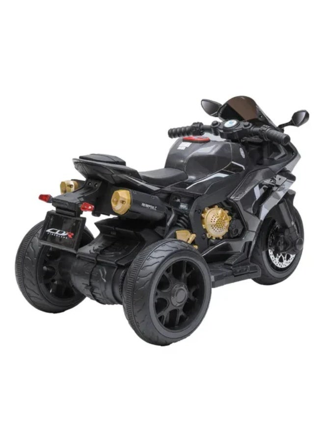 DEHKAH Kids' Electric Ride-On Motorcycle Trike, 6V 4AH Battery, 380W Motor, 3-Wheel Design with LED Lights & Music - Image 3