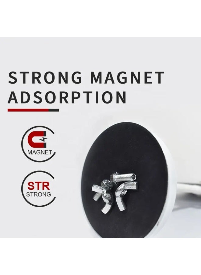 SPIDER 150W Premium Camping Light - LED Work Light, 1080LM Waterproof IP67 COB Floodlight with Battery Clips & Switch, Oval Portable Emergency Lamp with 3M Cable for Camping, Car Repair, Fishing, Garage & Outdoor Use door and outdoor work. BL-10793 - Image 5