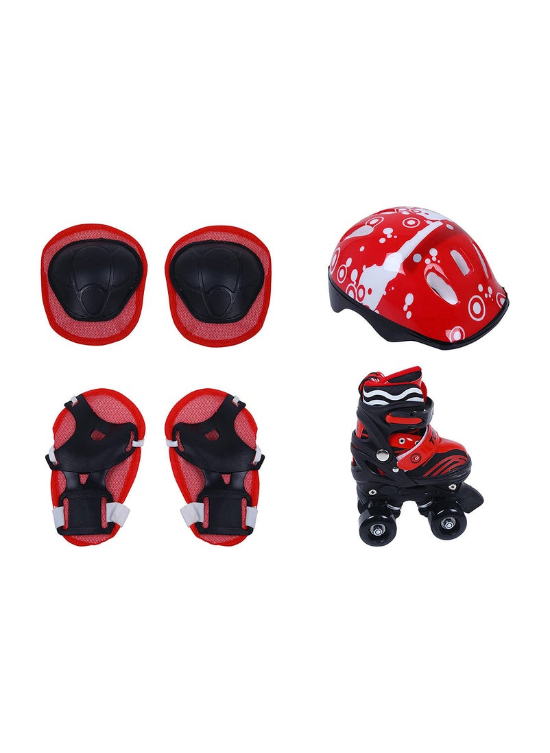 Top Gear Gear Roller Skates Shoes Tg 9008 Adjustable Double Row 4 Wheel For Kids  - Image 3
