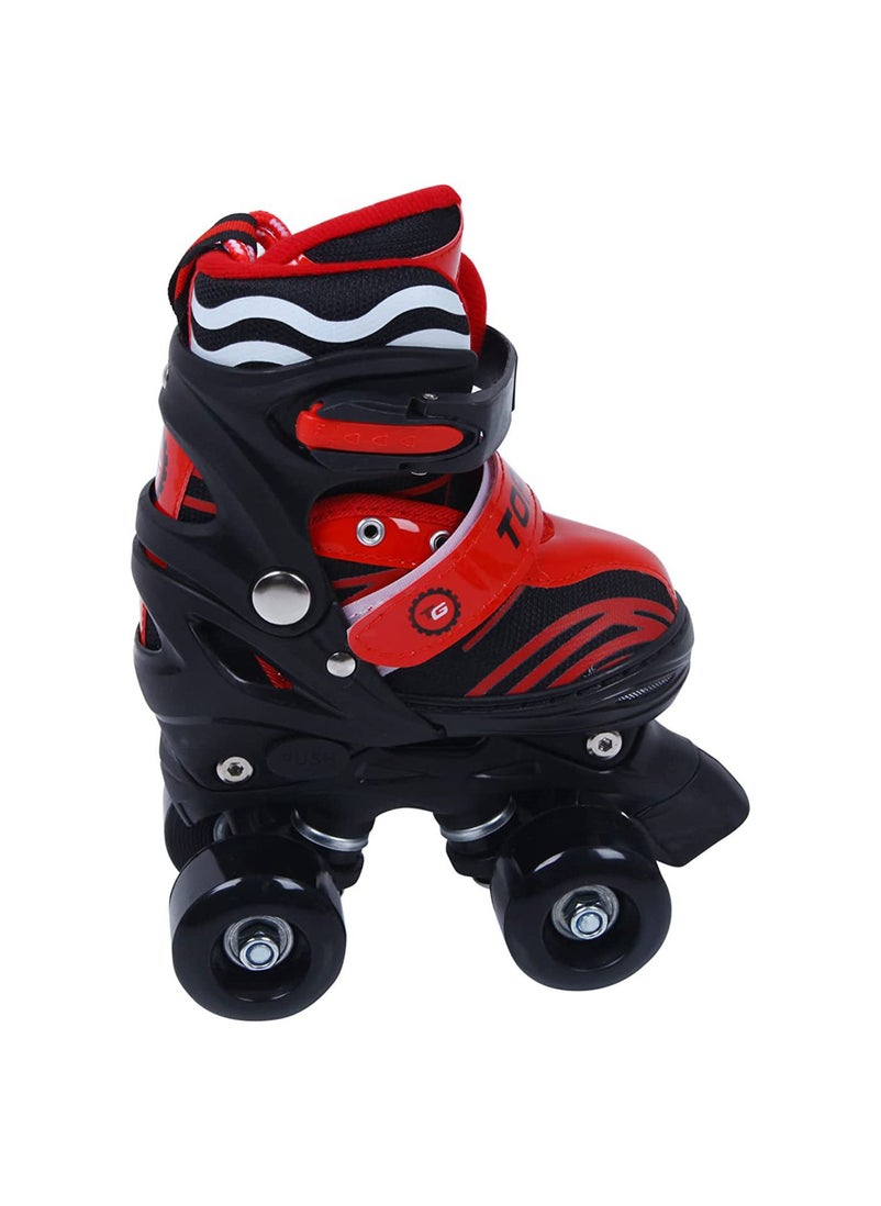 Top Gear Gear Roller Skates Shoes Tg 9008 Adjustable Double Row 4 Wheel For Kids  - Image 2