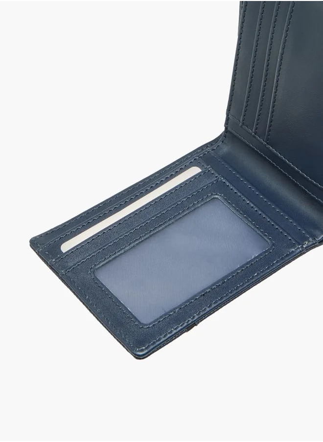 ال بي ال من شو اكسبرس Men's Textured Bi-Fold Wallet