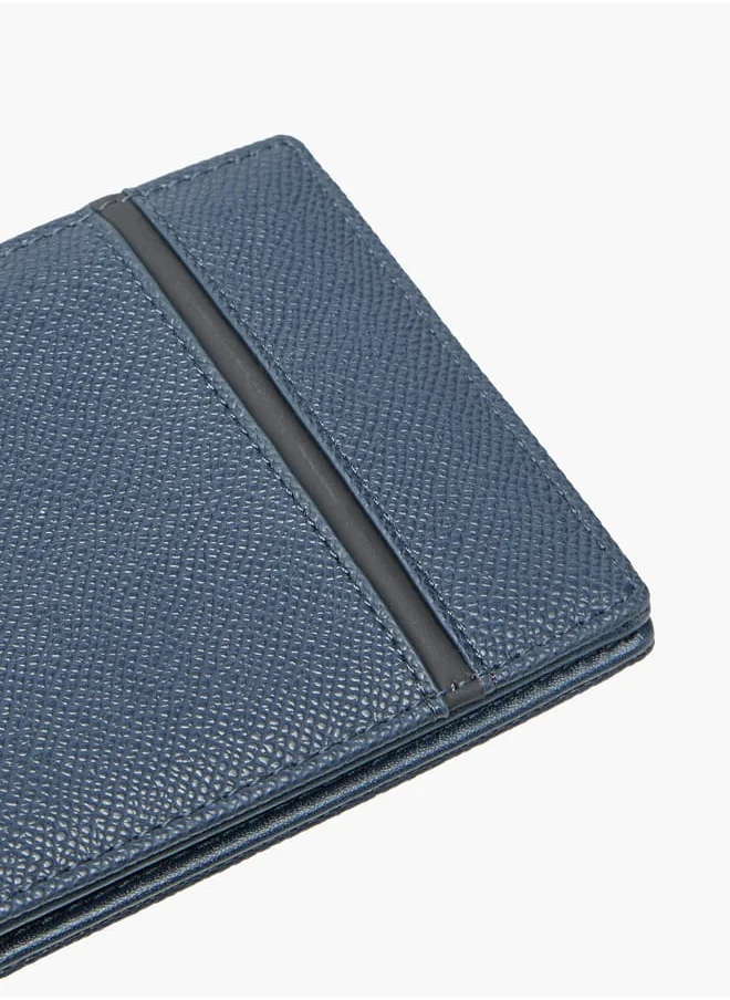 ال بي ال من شو اكسبرس Men's Textured Bi-Fold Wallet