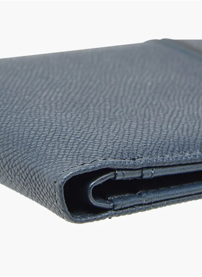 ال بي ال من شو اكسبرس Men's Textured Bi-Fold Wallet