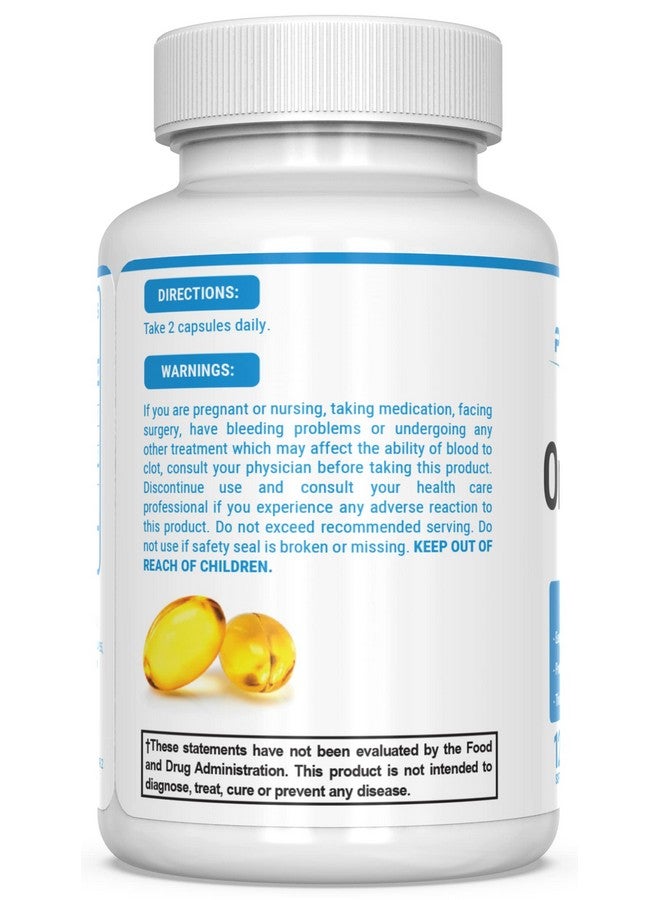 PEScience Omega-3+, 440mg EPA and 240mg DHA Fish Oil Supplement, Easy to Swallow Small Size Softgel, No Taste, 60 Servings - Image 3