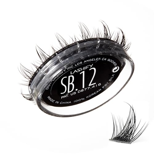 Lashify Star Burst 12mm Gossamer DIY Eyelash Extensions Refill The Ultimate MultiLength Multi Layered Lash Black Easy False Lashes - Image 1