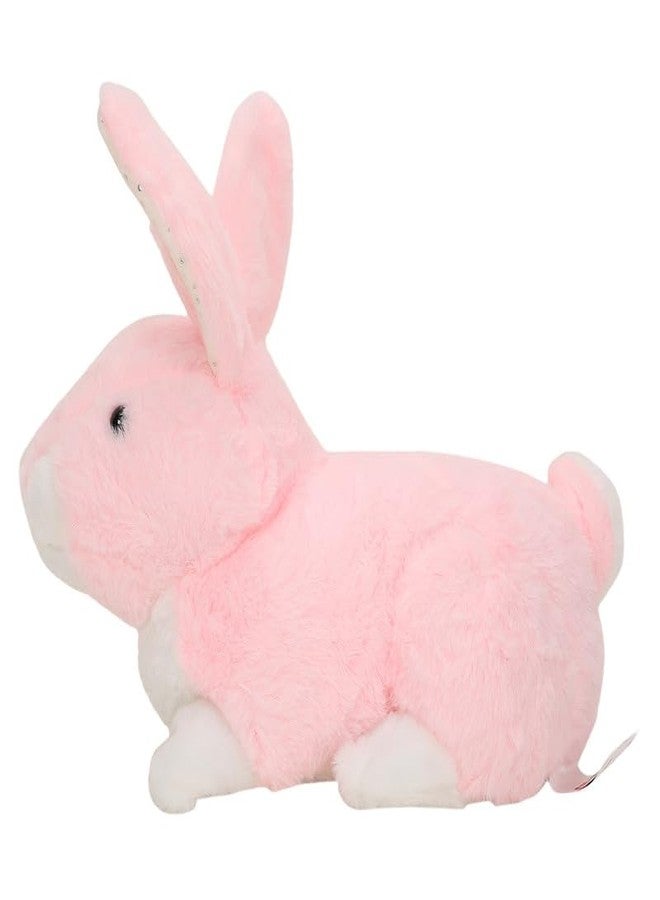 STRIDERS لعبة أرنب ستريدرز القطيفة الناعمة للأطفال - وردي | حيوان محشو لطيف للأطفال | أرنب محبب ومحبوب للبنات والأولاد | لعبة قطيفة ناعمة وآمنة ورائعة - Image 3