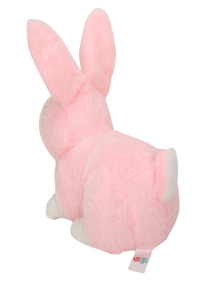 STRIDERS لعبة أرنب ستريدرز القطيفة الناعمة للأطفال - وردي | حيوان محشو لطيف للأطفال | أرنب محبب ومحبوب للبنات والأولاد | لعبة قطيفة ناعمة وآمنة ورائعة - Image 4