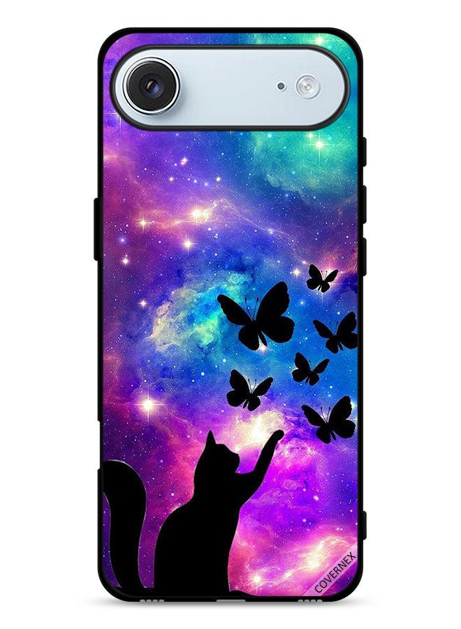 Covernex Apple iPhone Air Protective Case Cover Cat & Butterflies - Image 1