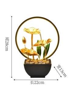 Iron Art Water Fountain Office Desktop Decor 013-european water pump