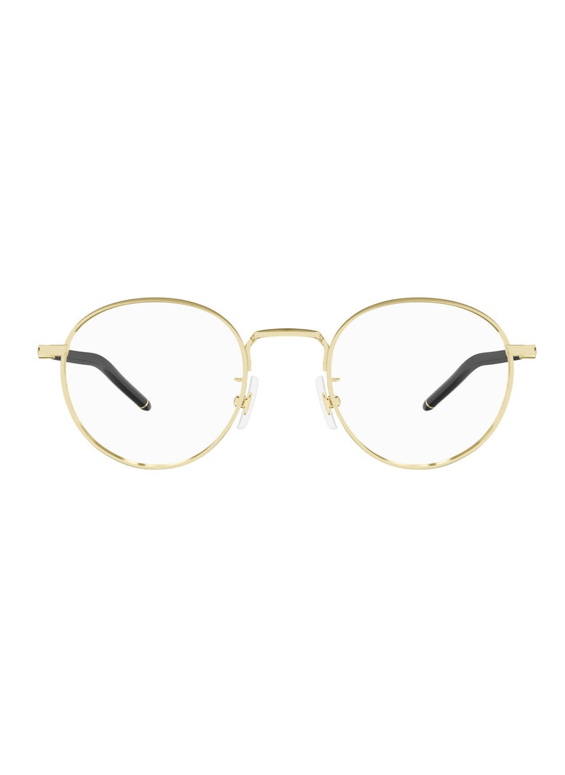 MONTBLANC Unisex Round Eyeglass Frame - MB0273O 001 49 - Lens Size: 49 Mm  - Image 2