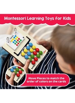 Smartivity Smartivity Kids Montessori Slide Puzzle I Color & Pattern Matching Learning Toys for Kids 4-8 Years I Birthday Gift for Boys&Girls I Preschool Educational Activity Toy for 4,5,6,7,8 I Travel Friendly  - Image 2