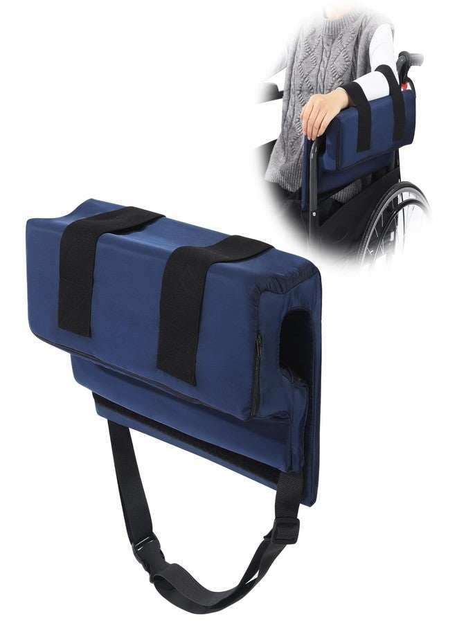 ROYALAY Wheelchair Armrest Pads, Lateral Support Anti-Rollover for Wheelchair with Adjustable Strap, High-Density Foam Arm Support Pillow with Waterproof Cover - Image 1