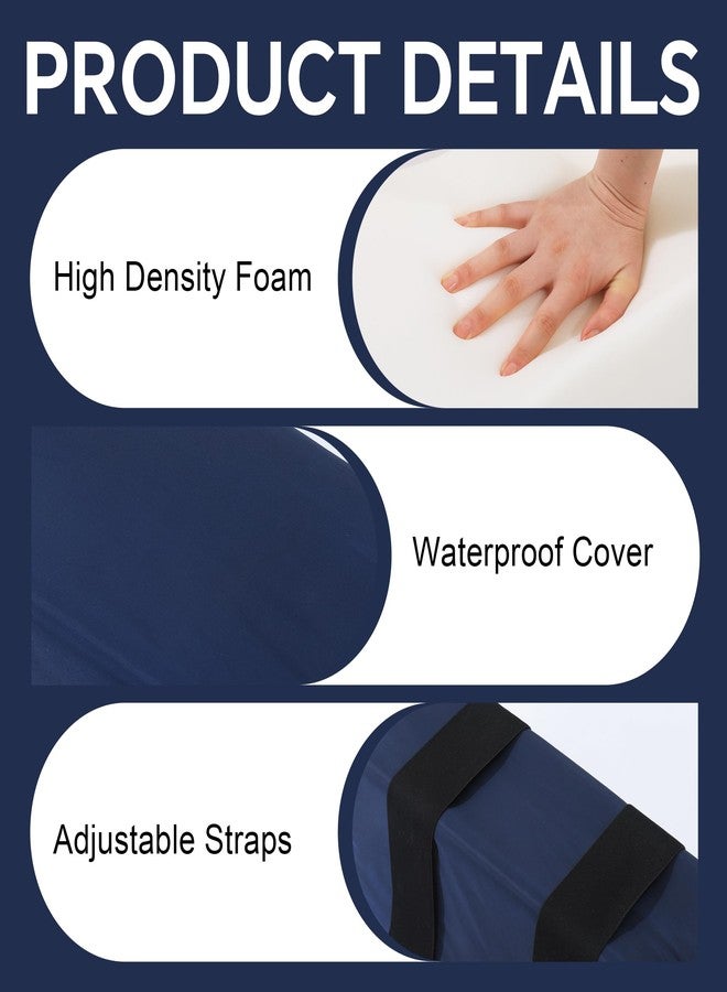 ROYALAY Wheelchair Armrest Pads, Lateral Support Anti-Rollover for Wheelchair with Adjustable Strap, High-Density Foam Arm Support Pillow with Waterproof Cover - Image 4