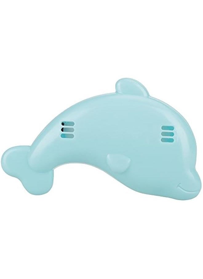 Floating bath thermometer, baby bath thermometer baby thermometer for bath kids shower water thermometer for toddler bath toy cute animal thermometer(Blue Dolphin)