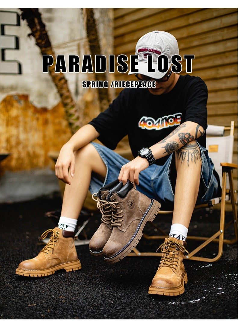 Warrior - New Fashion Street Trend Martin Boots - Image 1