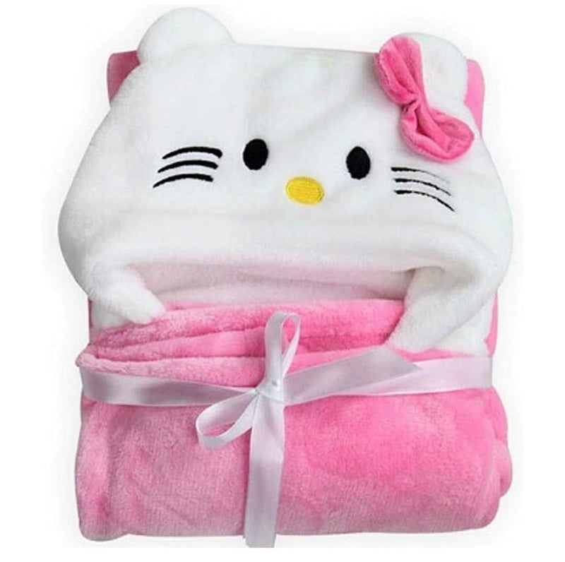 BRANDONN New Born Baby Blanket Combo Pack of Wrapper Blanket and Baby Bath Towel Pack of 2 - Image 4