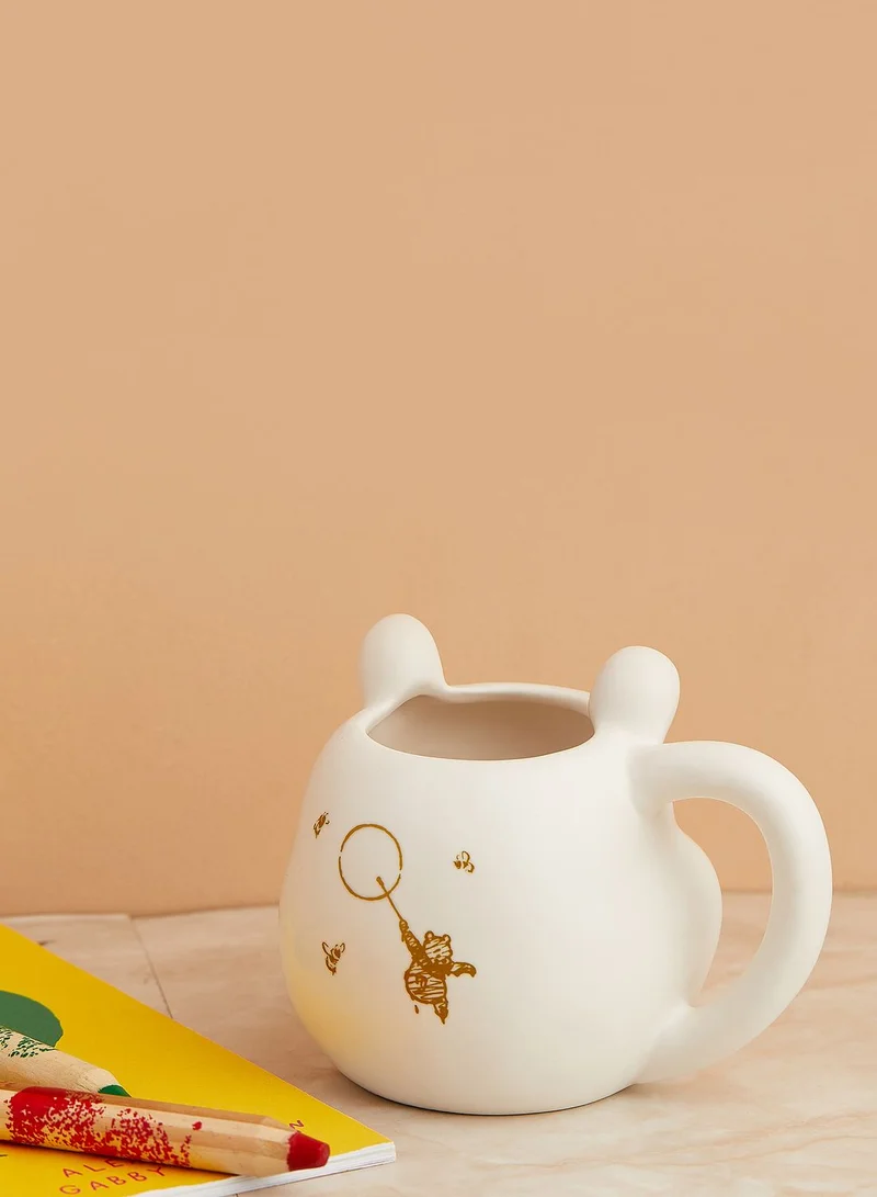 Half Moon Bay Disney Winnie The Pooh Gold Bee Shaped Mug