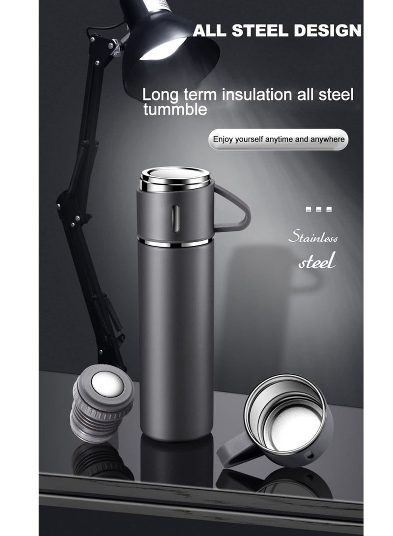 JAJEEK NEW Vacuum Insulated Flask 500ml/17.6oz Stainless Steel Thermo-Bottle with Cup for Coffee, Water, Hot & Cold Drinks – Durable & Stylish - Image 3