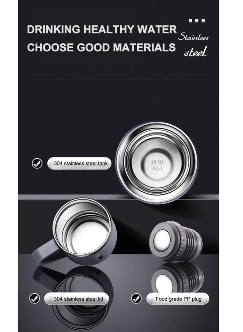 JAJEEK NEW Vacuum Insulated Flask 500ml/17.6oz Stainless Steel Thermo-Bottle with Cup for Coffee, Water, Hot & Cold Drinks – Durable & Stylish - Image 4