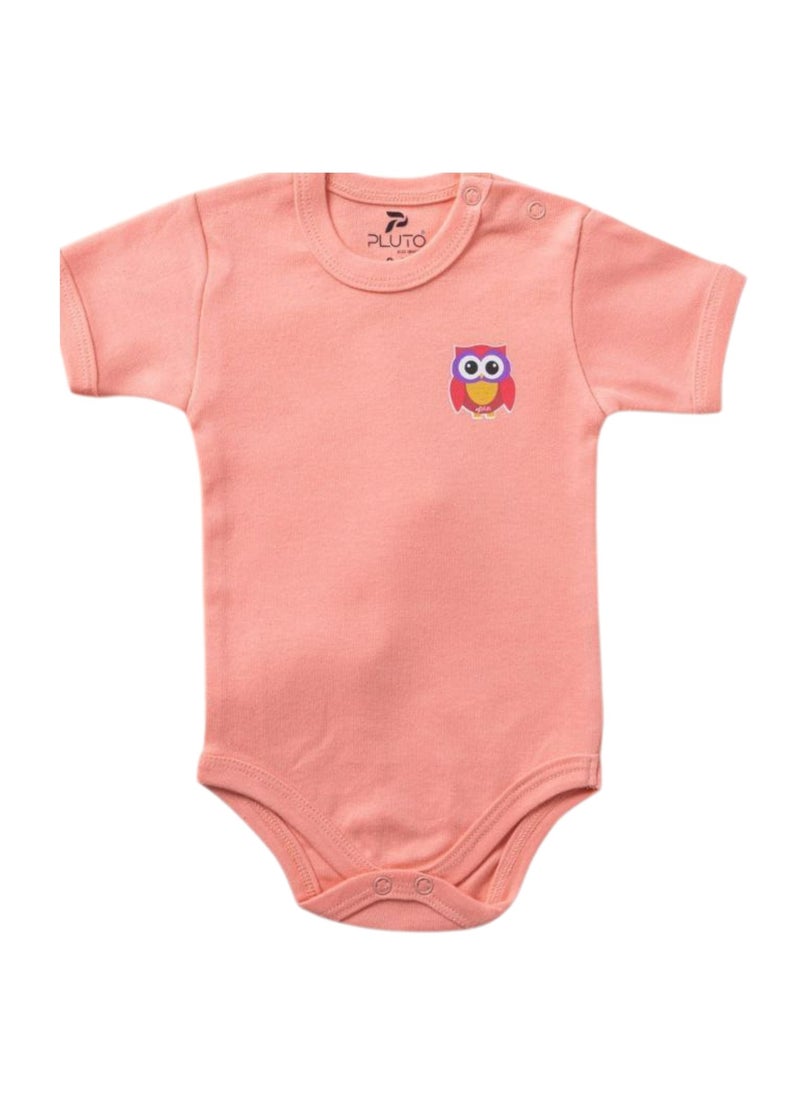 Pluto Pack of 3 Cotton Short Sleeve Bodysuit for Baby  - Image 3