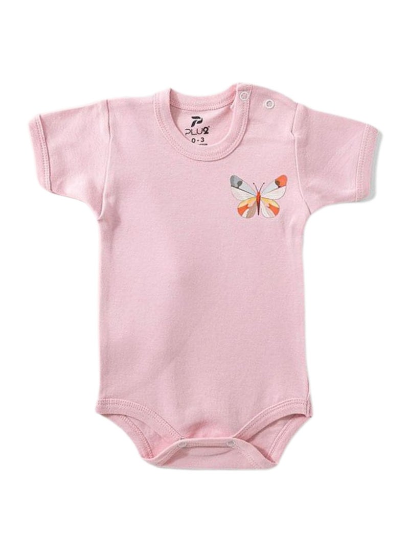 Pluto Pack of 3 Cotton Short Sleeve Bodysuit for Baby  - Image 4