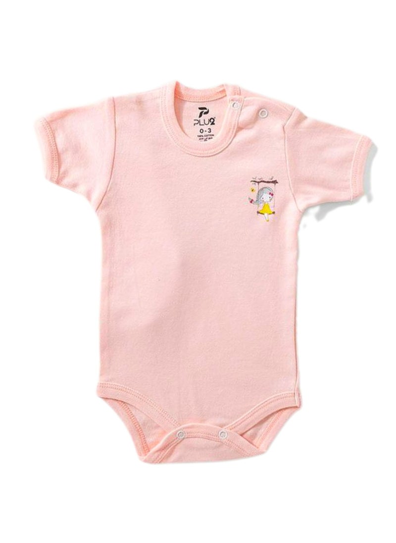 Pluto Pack of 3 Cotton Short Sleeve Bodysuit for Baby  - Image 2