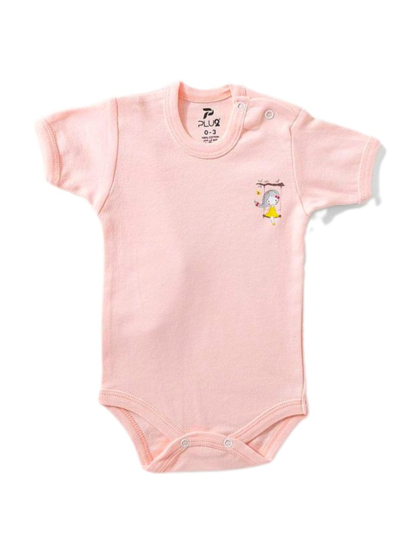 Pluto Pack of 3 Cotton Short Sleeve Bodysuit for Baby - Image 2