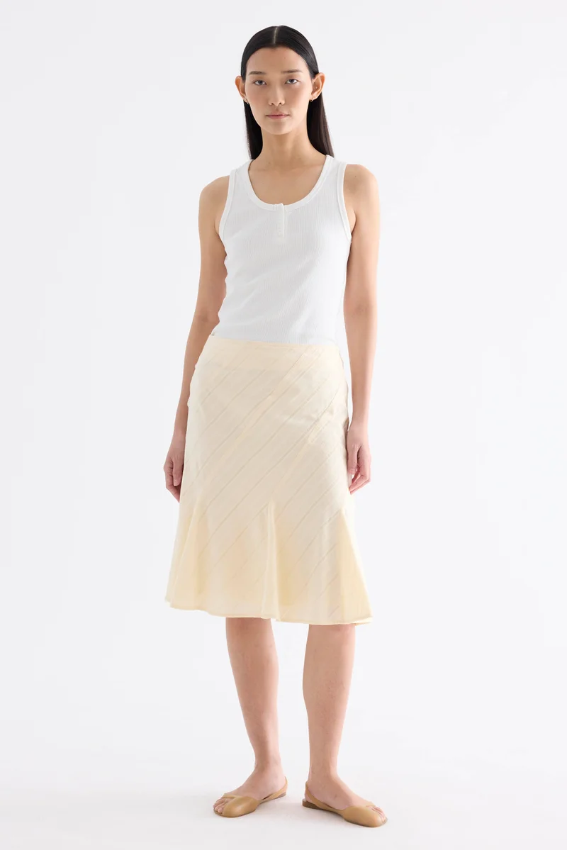 The Editor's Market Elyius Low-Rise Flare Skirt
