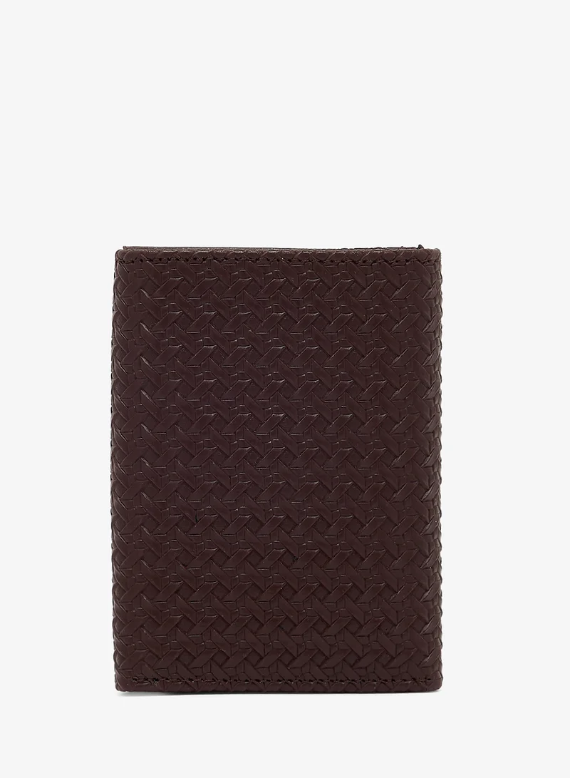 Robert Wood  Essential fabric contrast Trifold leatherette Wallet for Men | Best Price UAE