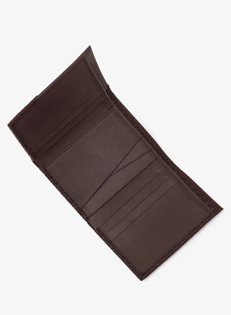 Robert Wood  Essential fabric contrast Trifold leatherette Wallet for Men | Best Price UAE