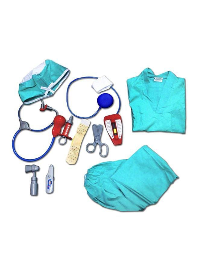 NIBEMINENT Doctor Pretend Role Play Dress Up Kit With Accessories - Image 3