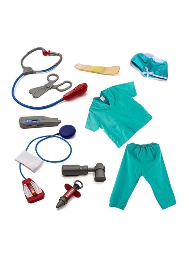 NIBEMINENT Doctor Pretend Role Play Dress Up Kit With Accessories - Image 2