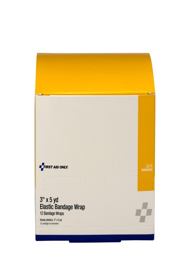 First Aid Only 3" X 5 Yd. Elastic Bandage, Latex-free With Two Fasteners, 12-Count Boxes - Image 2