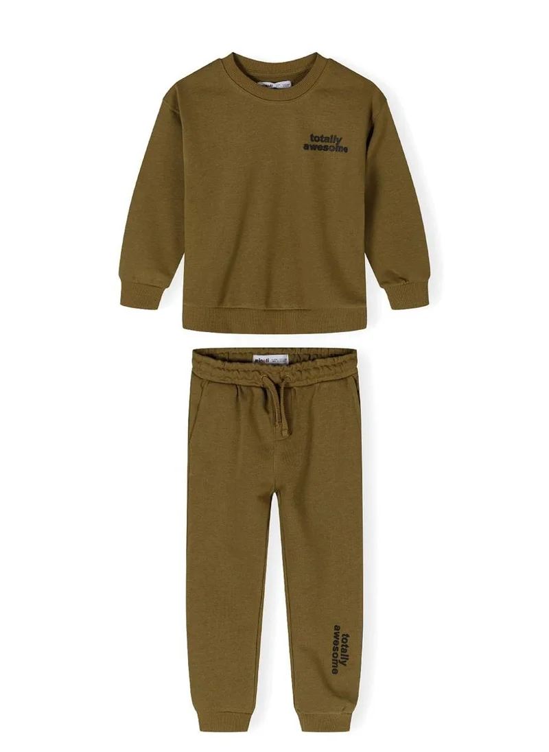MINOTI Teen Boys Crew Neck Sweatshirt and Joggers Set