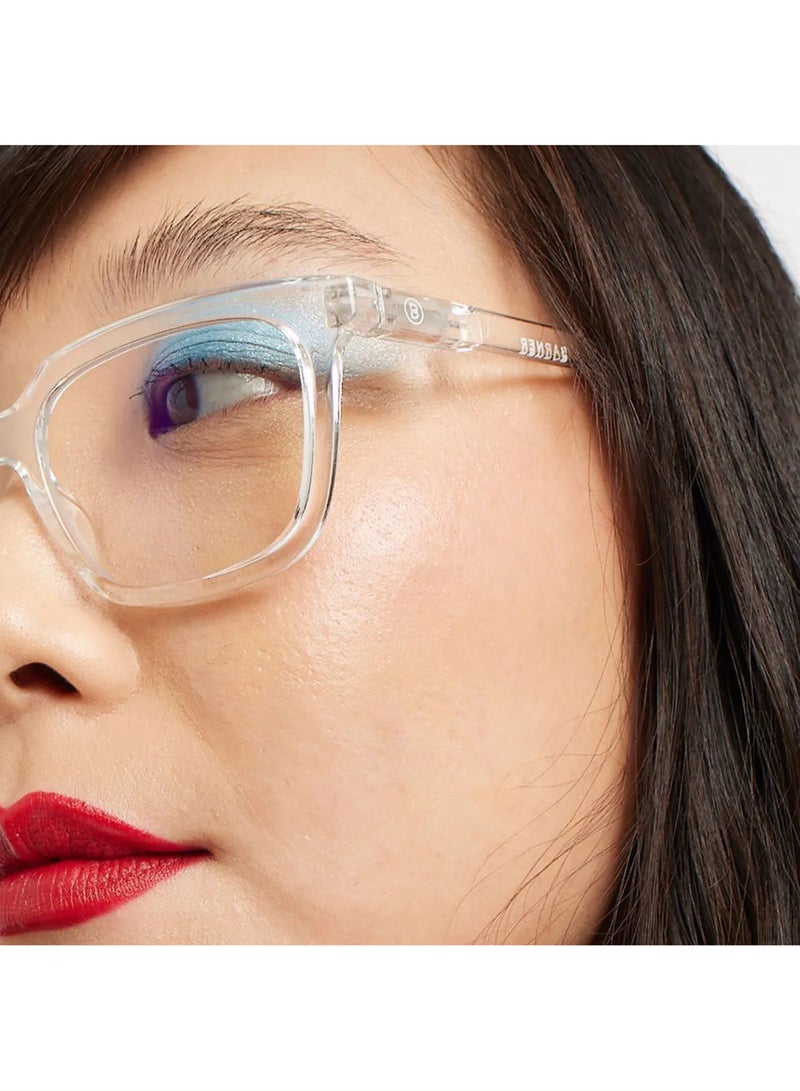 BARNER Holly Glossy Crystal - Rectangular Glasses - Image 3
