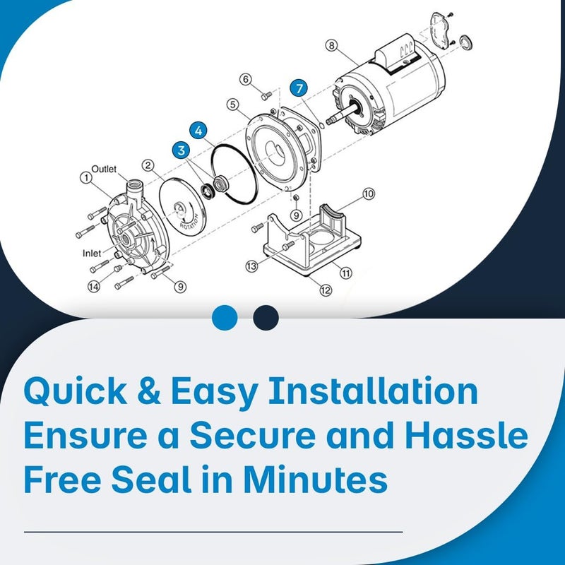 Southeastern O-Ring Replacement Repair Seal Kit for Polaris Booster Pump PB4-60 (Pre 2012) - Image 5