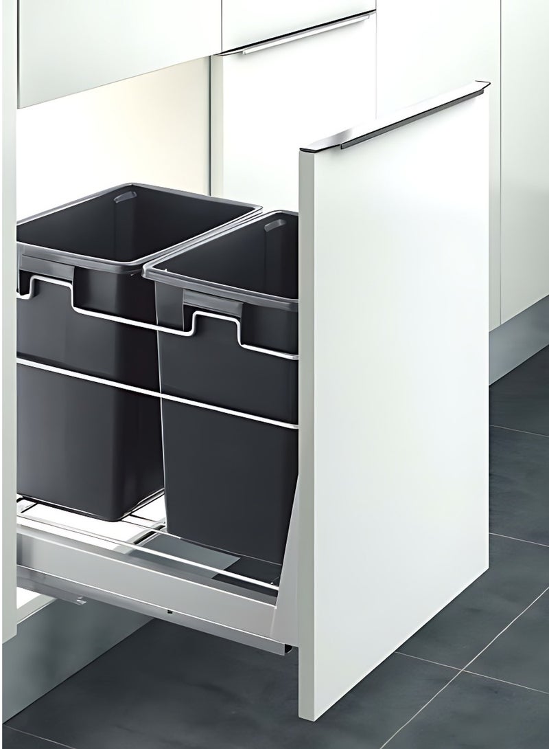 2-Trash Bin Pull-Out – Efficient and Space-Saving Waste Management Solution  - Image 1