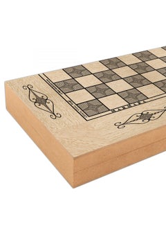 Star Backgammon Set for Adults- Large, Backgammon Board Game, Backgammon Sets For Adults, Durable, Backgammon and Checkers Set  - Image 3