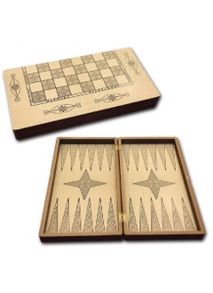 Star Backgammon Set for Adults- Large, Backgammon Board Game, Backgammon Sets For Adults, Durable, Backgammon and Checkers Set  - Image 2