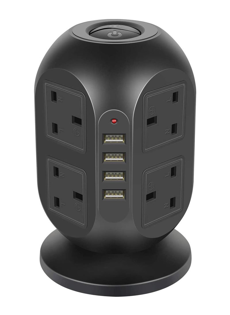 Sharpdo - 24-Hole Vertical Tower Socket with 4 Usb Sockets - Image 1