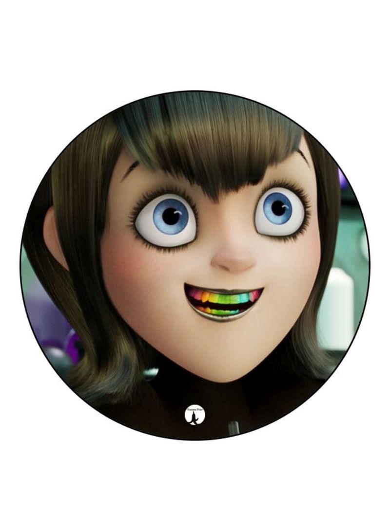 RKN Hotel Transylvania Printed Badge Beige/Black/Green - Image 1