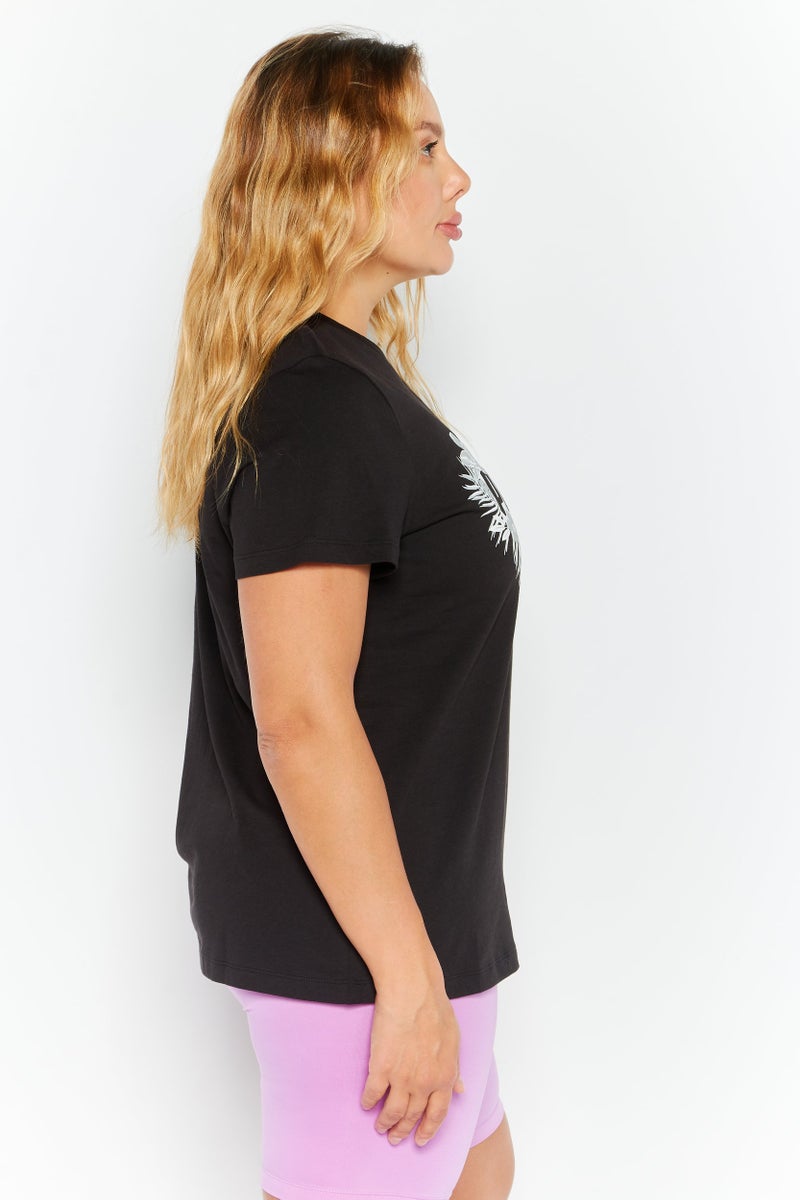 PUMA Women Sportswear Fit Short Sleeve Training Top, Black - Image 3