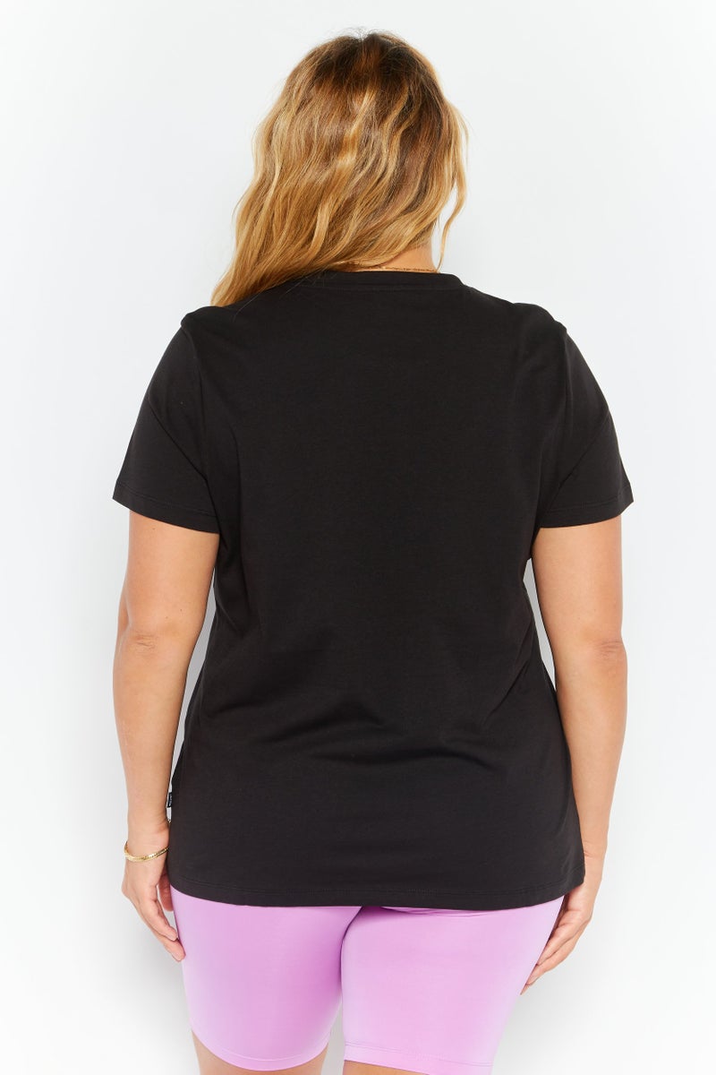 PUMA Women Sportswear Fit Short Sleeve Training Top, Black - Image 4